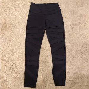 Lululemon wonder under high rise luon black pants